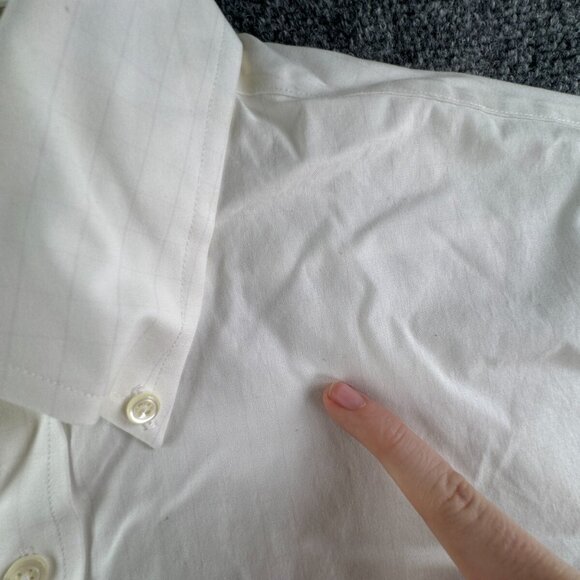 Brooks Brothers Long Sleeve Button Up Shirt Men 16.5 34 Regent Stretch Check *** - Picture 14 of 16